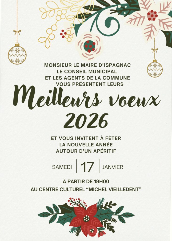 INVITATION POPULATION VOEUX 2026