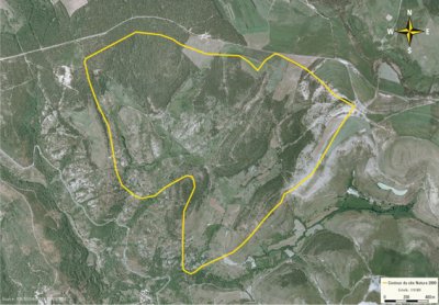 carte site natura 2000 combe des cades