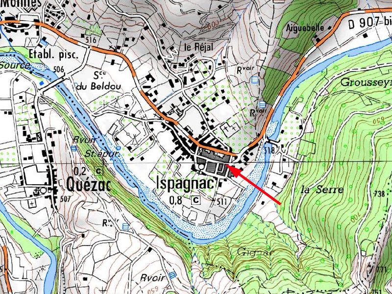 Approbation de la révision de la carte communale de la commune d'Ispagnac -  Ispagnac