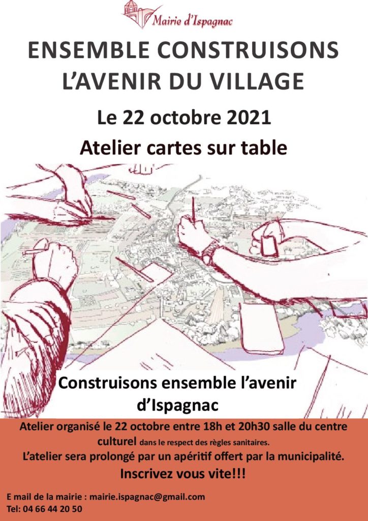 Affiche Atelier cartes sur table V6-1