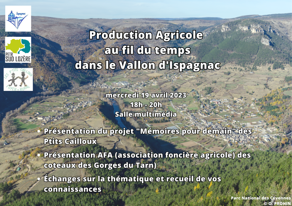 Affiche_Soirée_Agriculture-Vallon d'Ispagnac_19-04-2023